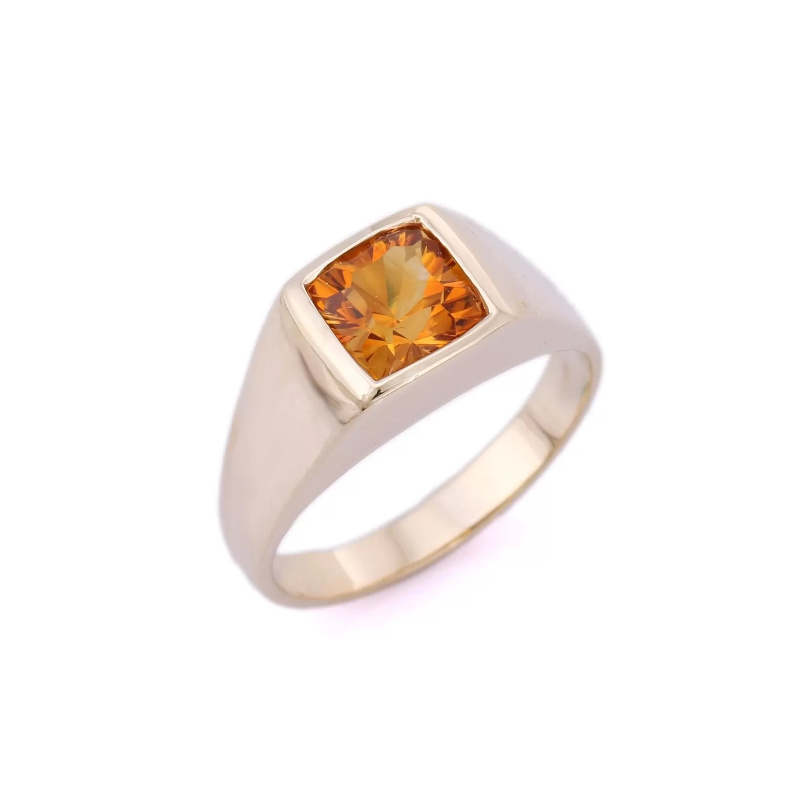 14K Yellow Gold Citrine Ring