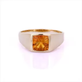 14K Yellow Gold Citrine Ring