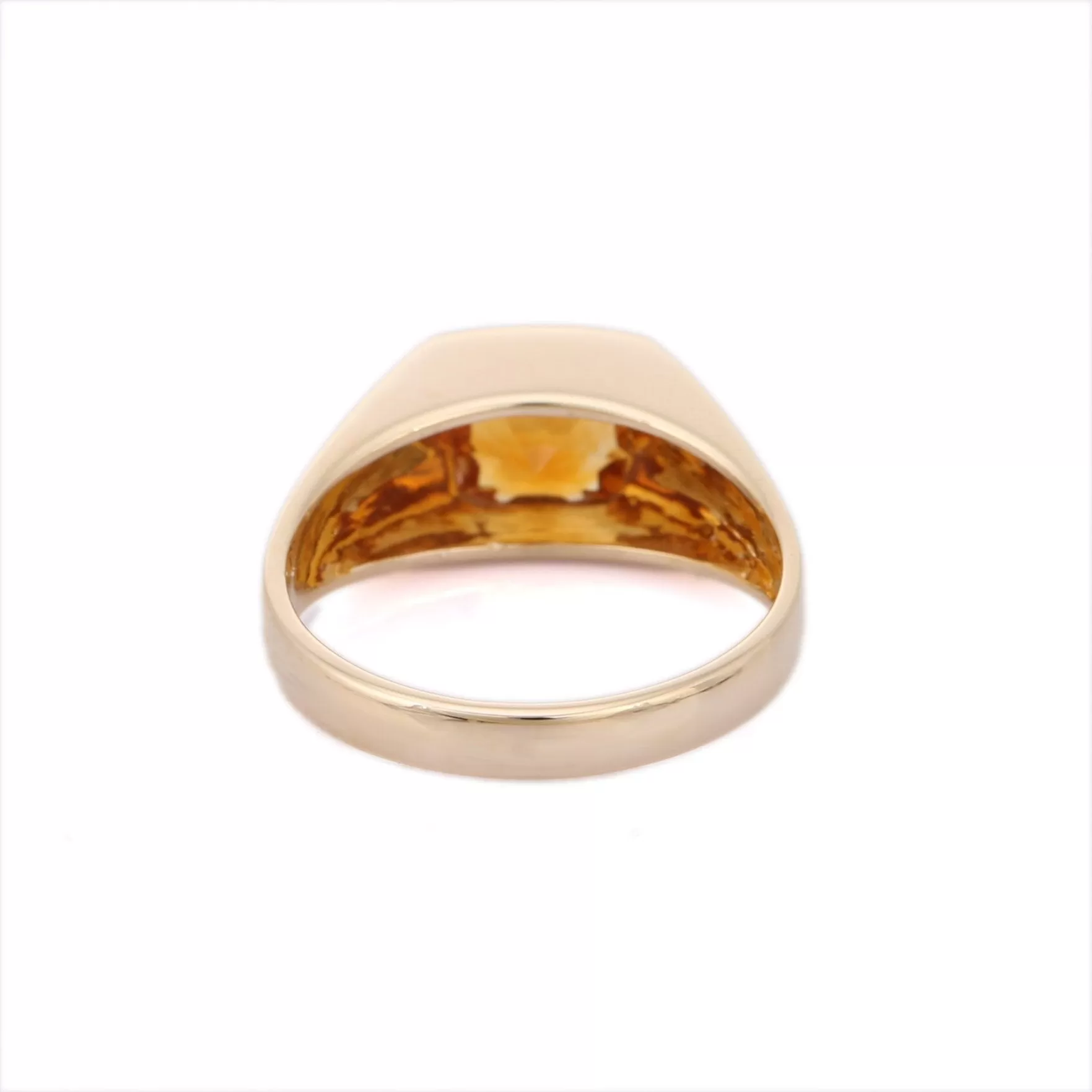 14K Yellow Gold Citrine Ring