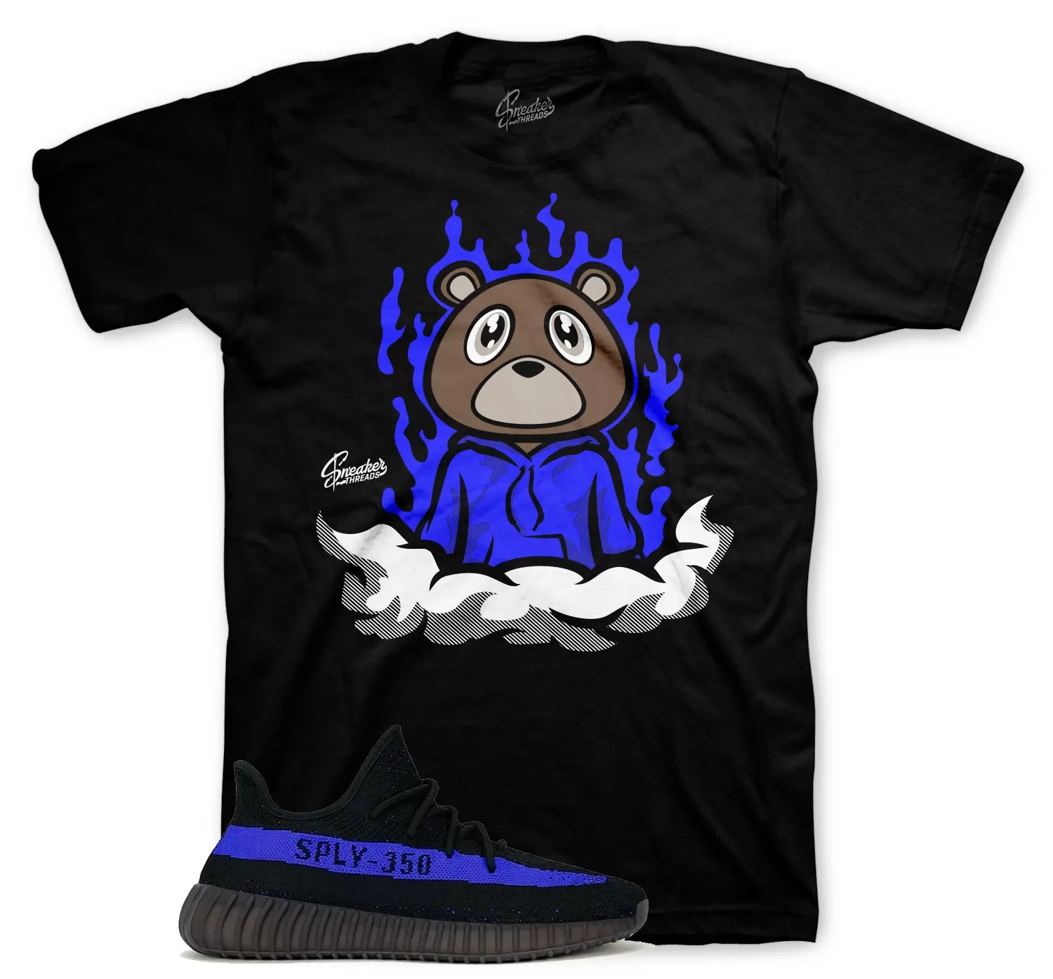 350 Dazzling Blue Fly Bear Shirt