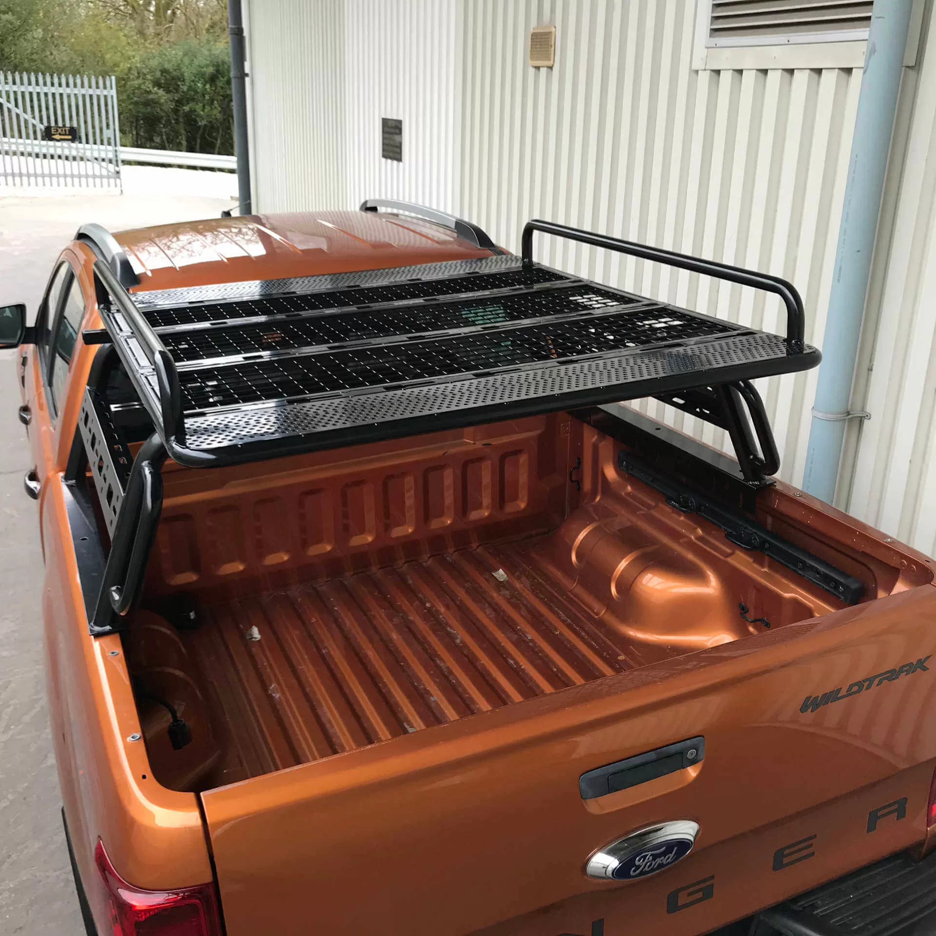 Adjustable Load Bed Cargo Frame with Side Rail Rack for Ford Ranger 2006-2012