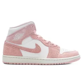 Air Jordan 1 Mid SE - White/Legend Pink/Sail