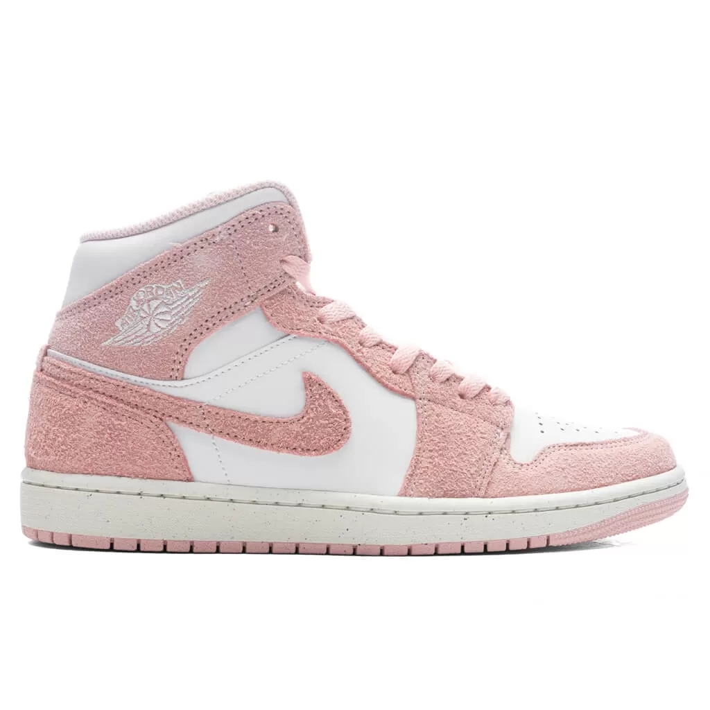 Air Jordan 1 Mid SE - White/Legend Pink/Sail