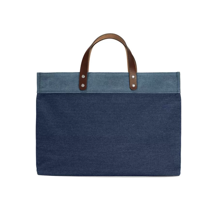 All You Need East West Denim Tote