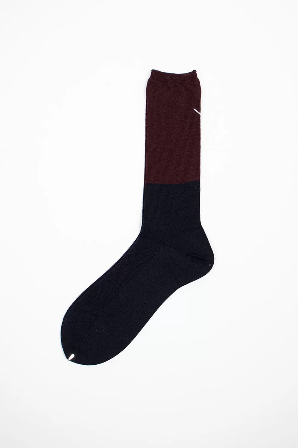 ANP-92K Two Tone Rib Socks Navy