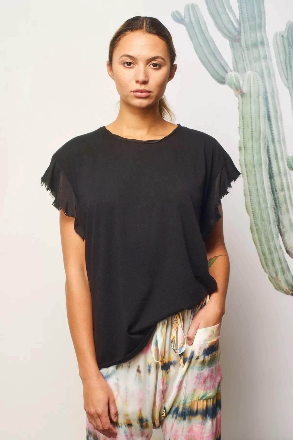 AQC Fanny Ruffle Tee