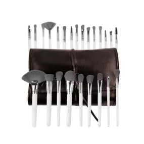 ARANTZA Ultimate Majestic Silver Set Profesional de Brochas 24 Pzas