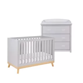 Babymore Mona Mini 2 Piece Room Set - Grey