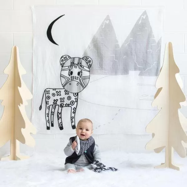 Bam KippinTale Muslin Wrap & Snooze Blanket