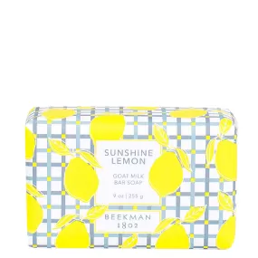 BEEKMAN 1802 | Sunshine Lemon Goat Milk Soap Bar