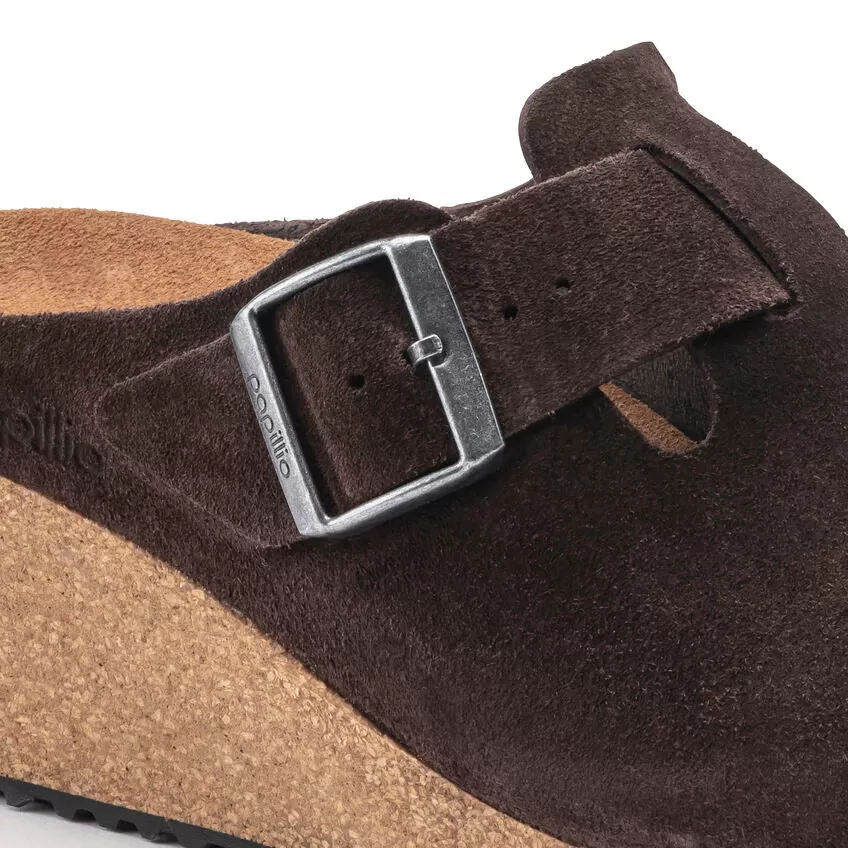 Birkenstock Women's Fanny Suede Leather (Roast - Narrow Fit)