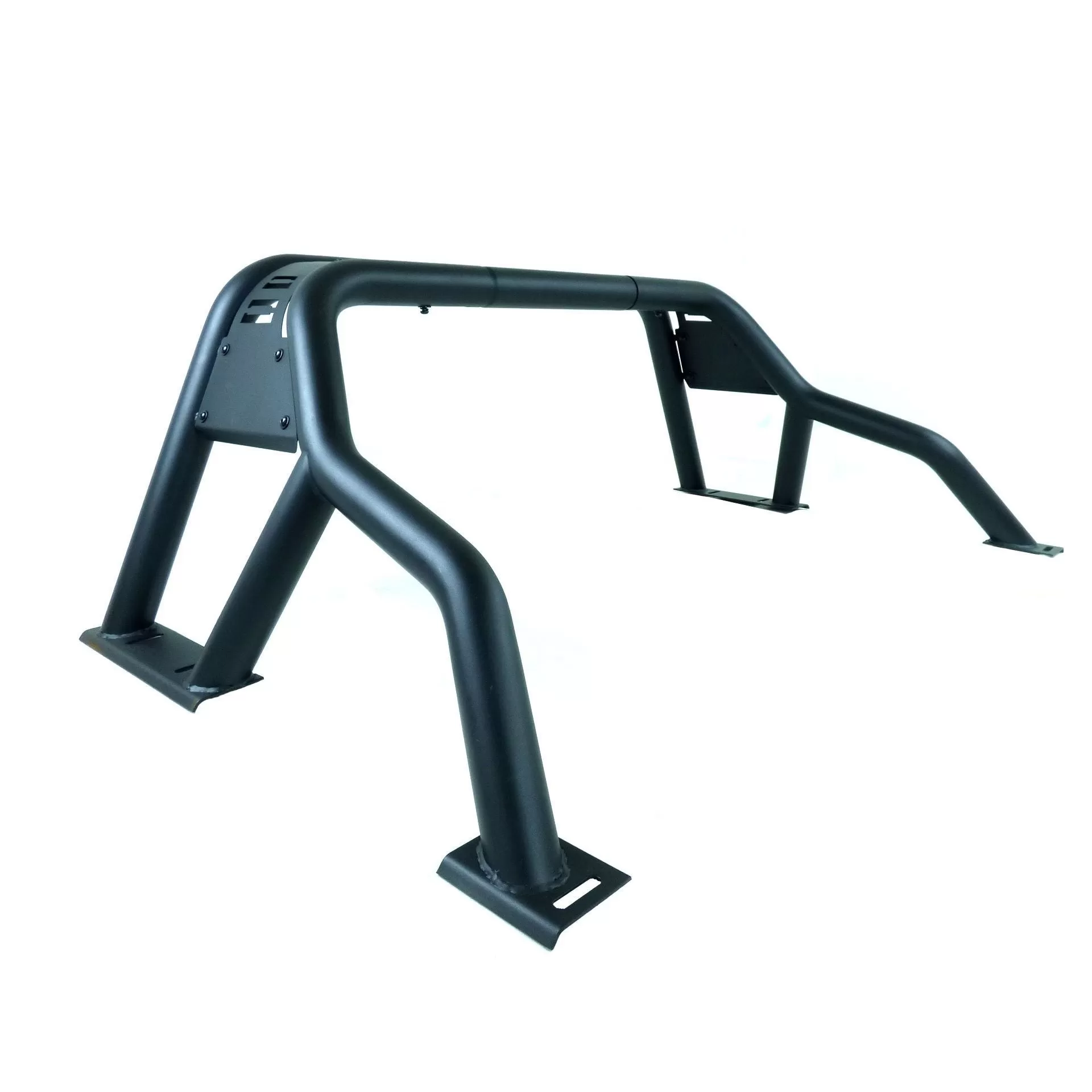 Black Short Arm Roll Sports Bar for the Isuzu D-Max 2007-2012