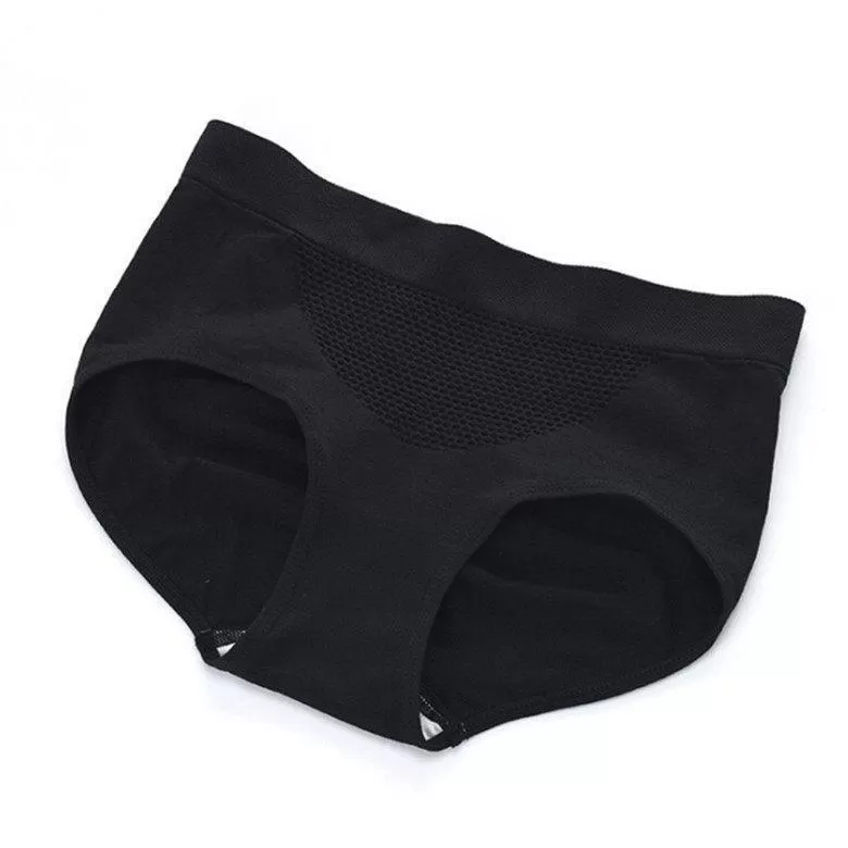 Black Stretch Sport Brief Panty