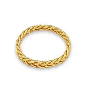 BLESS THIN BRAIDED “ALL WEATHER SINGLE BANGLE”