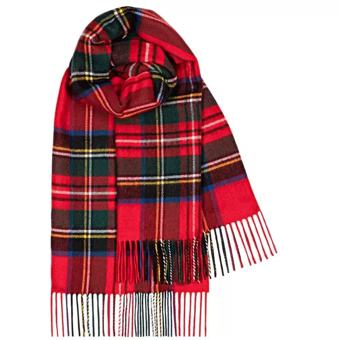 Bobbie Royal Stewart Tartan Lambswool Stole