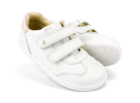 Bobux I Walk - Sprite Embossed White & Seashell Shimmer