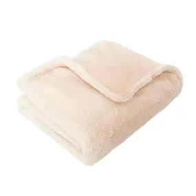 Charmante Luxe Faux Fur Baby Blanket | Pink