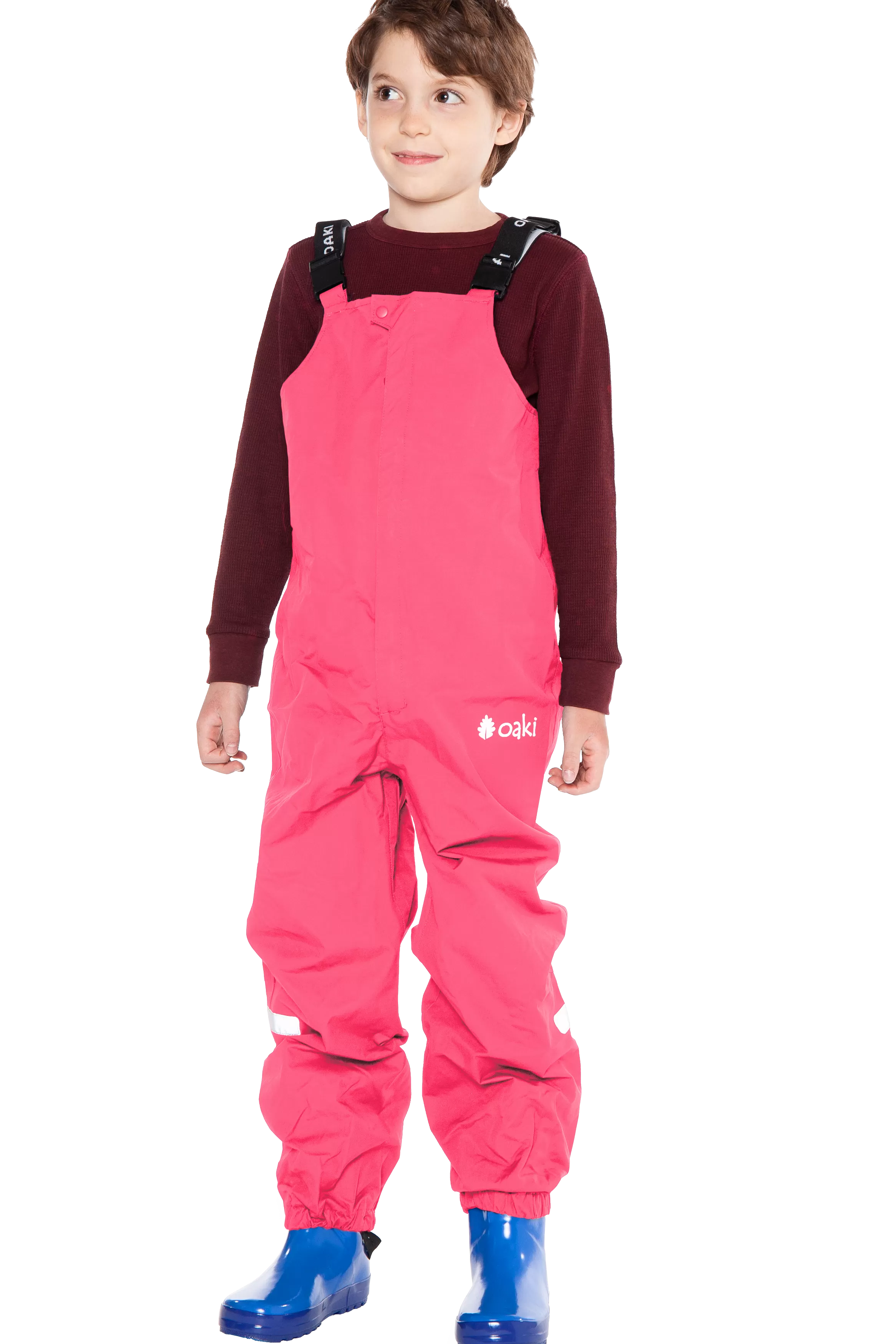 Children's Rain Bib, Park City Pink (Sizing Runs Large)