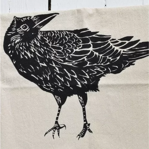 Crow Cotton Tea Towel & Napkins