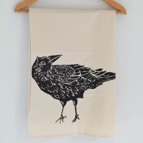 Crow Cotton Tea Towel & Napkins