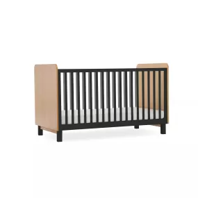 Cuddleco Rafi Cot Bed - Oak/Black