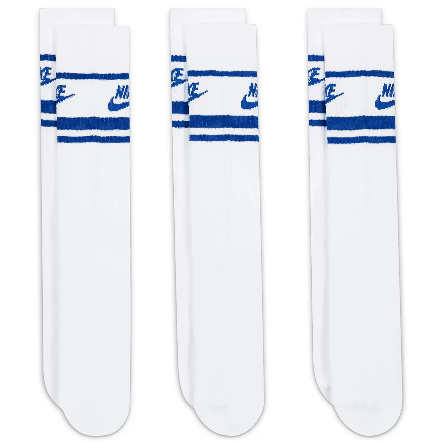 Dri-FIT Everyday Essential Crew Socks Three Pack White/Blue - SS24