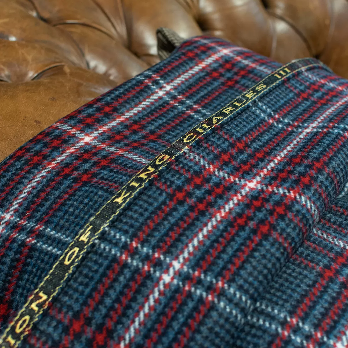 Fox Brothers Coronation Check Blanket