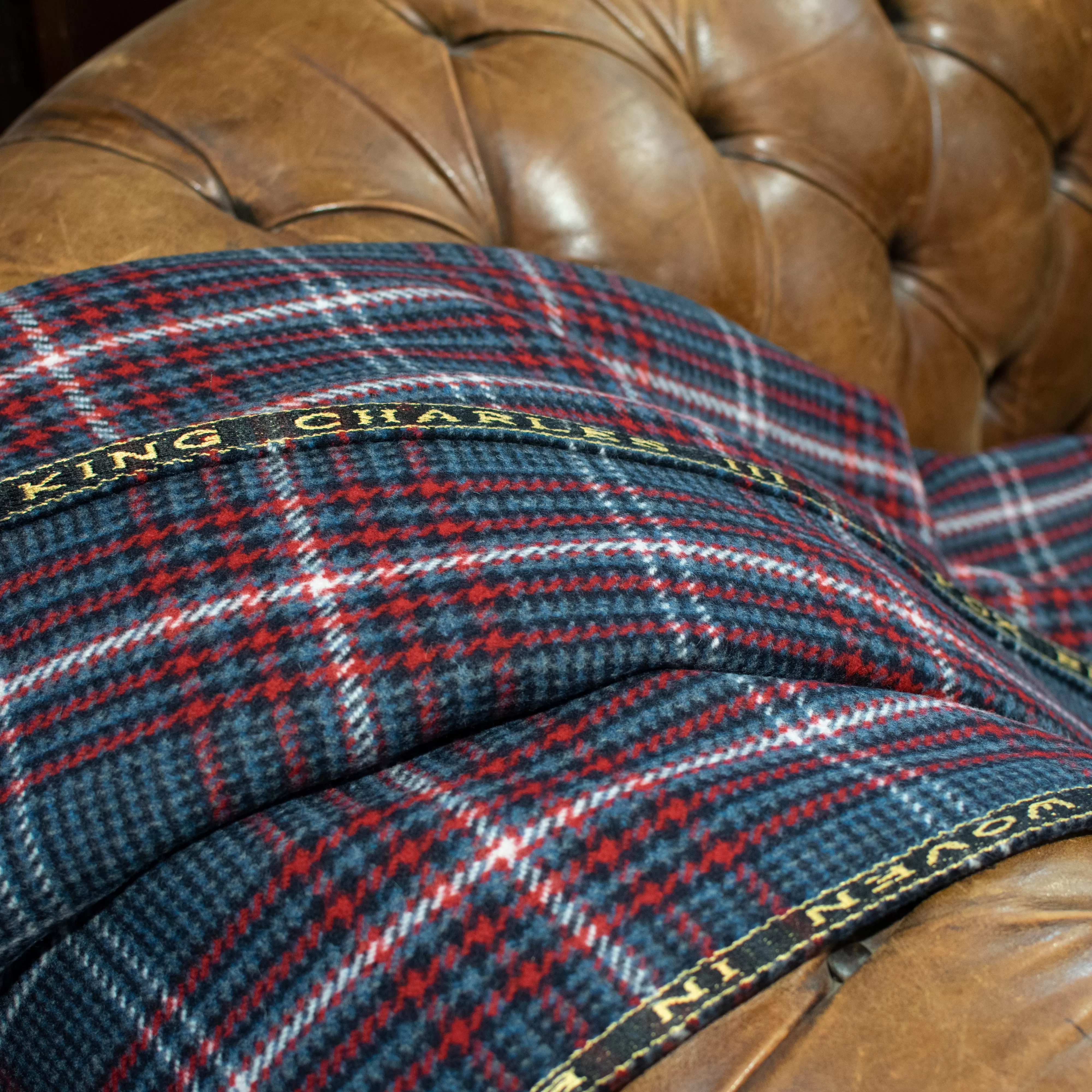 Fox Brothers Coronation Check Blanket