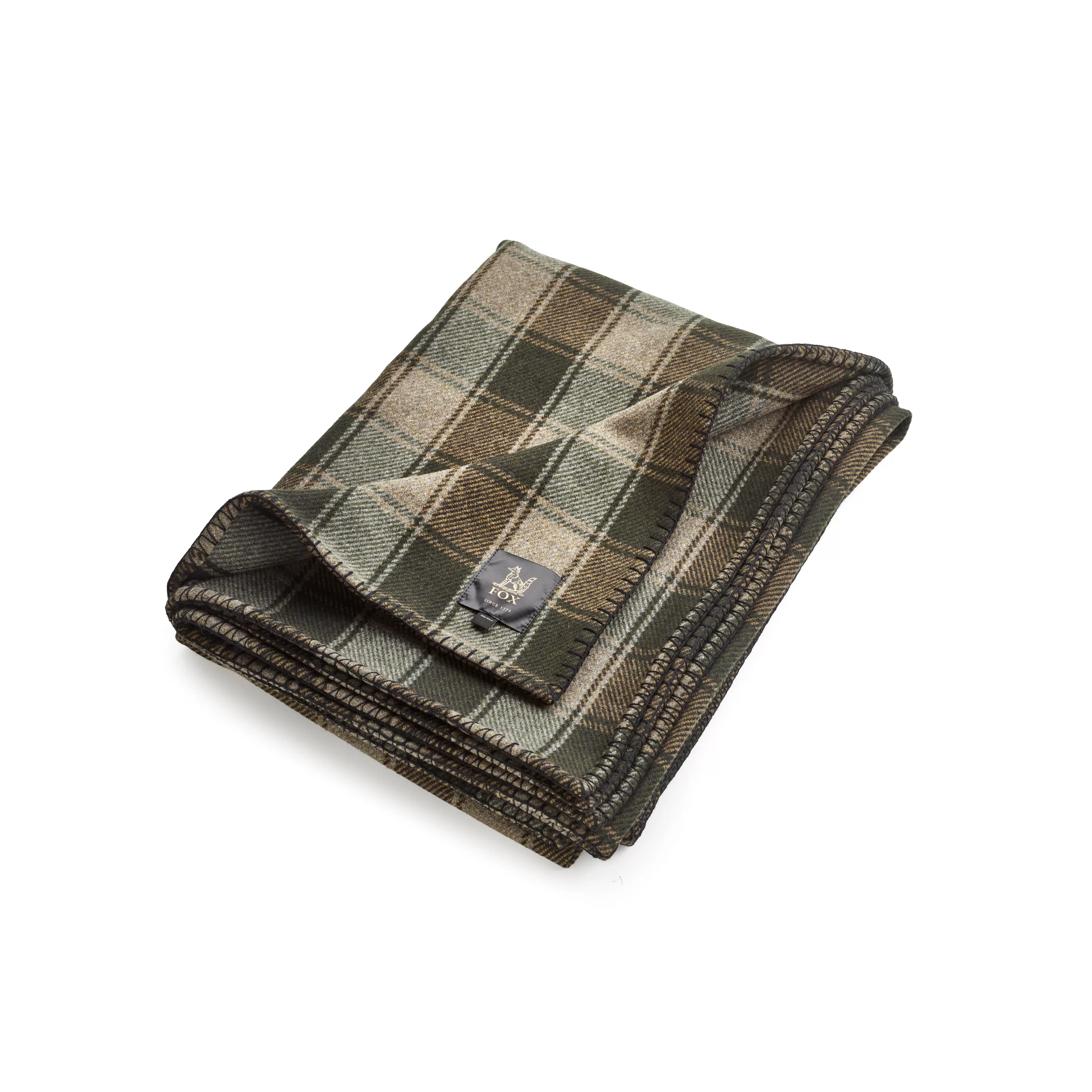 Fox Brothers Khaki Edington Blanket