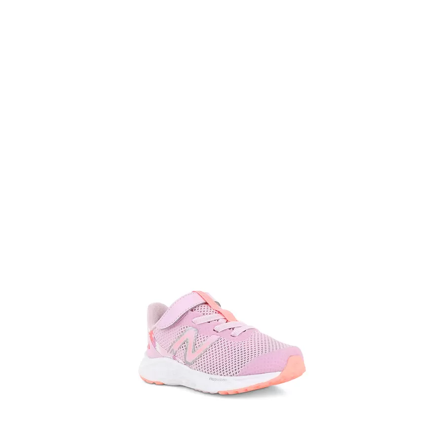 FRESH FOAM INFANT VELCRO ARISHI V4 - PINK/WHITE