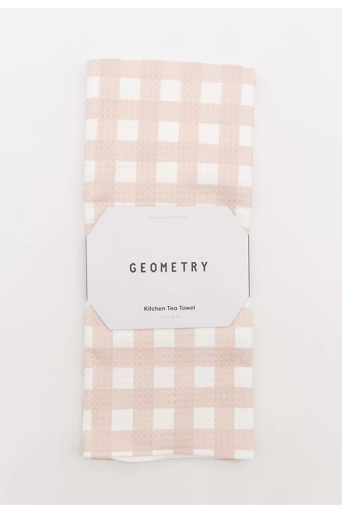 Gingham Geometry House Towels