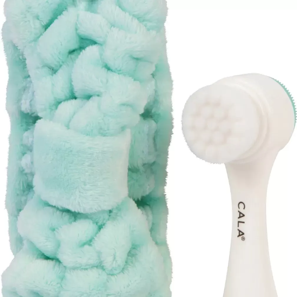 Goal to Glow Dual Action Facial Brush & Headband Set