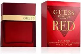 Guess Seductive Homme Red Men Eau De Toilette Natural Spray 3.4 oz 100 ml