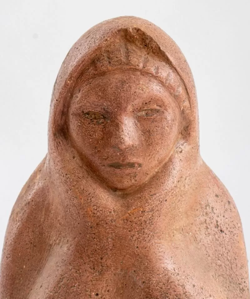 Henry Schonbauer Terracotta Figurative Sculpture