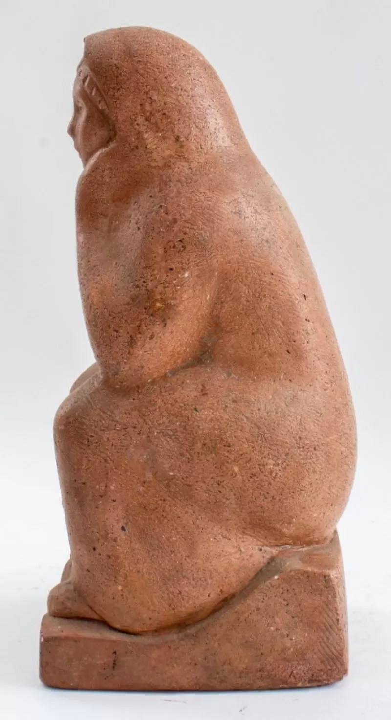 Henry Schonbauer Terracotta Figurative Sculpture