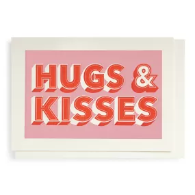 Hugs & Kisses Notelet Card