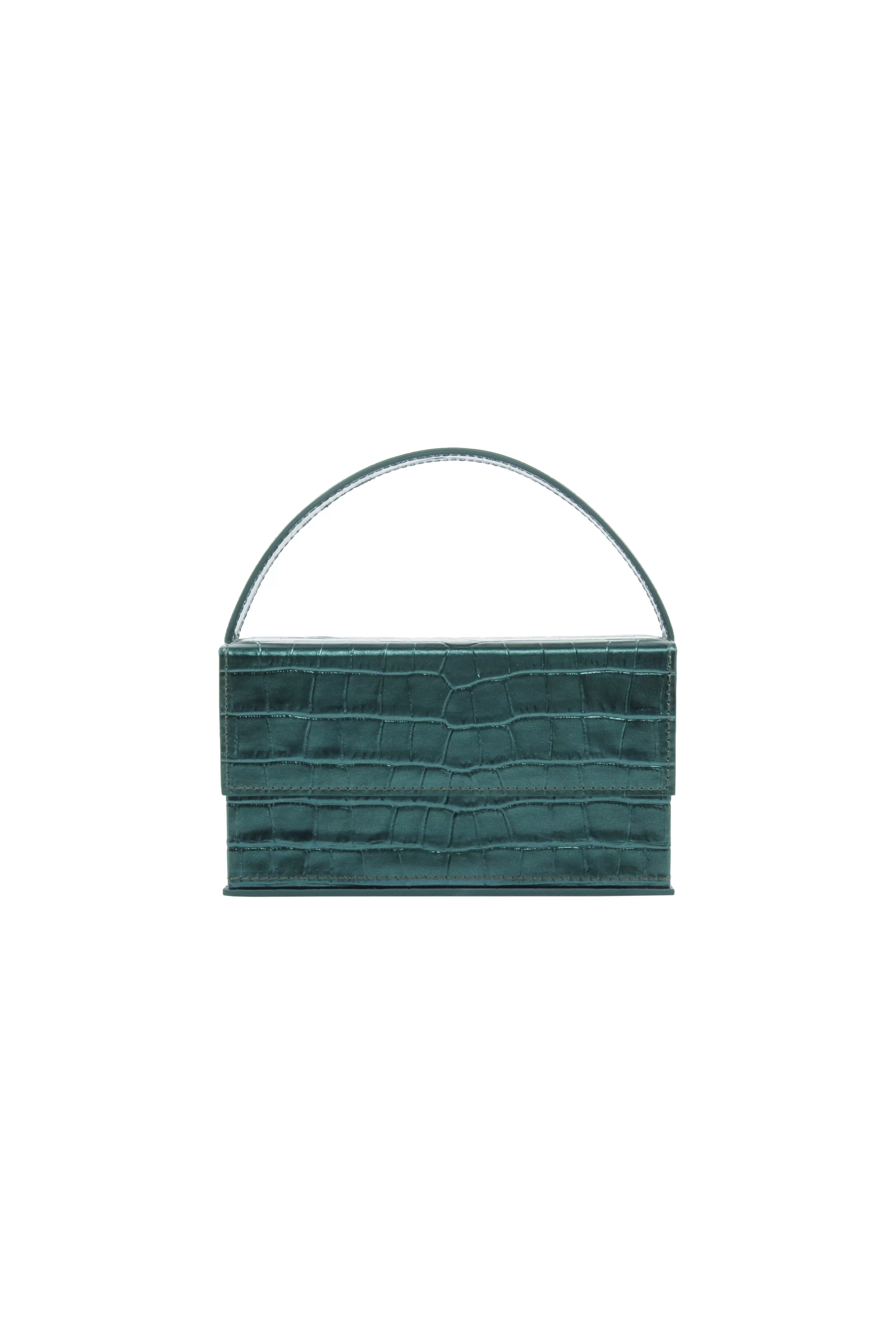 IDA Metallic green Croc (Small) with Chain