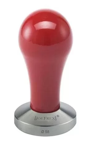 Joe Frex Tamper Pop 58mm Aluminum Base - Red