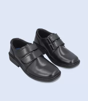 KB0150-BLACK-School Shoes for Boys