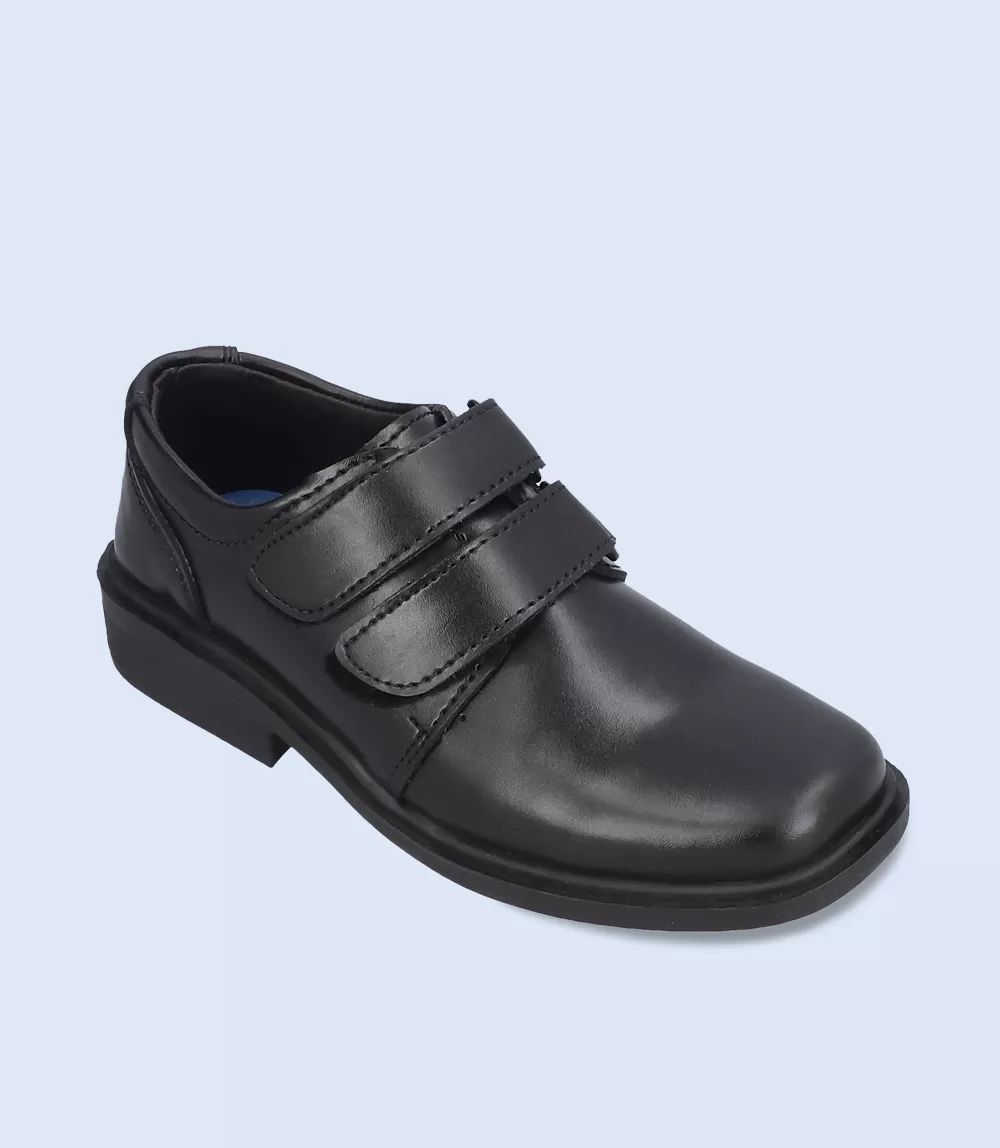 KB0150-BLACK-School Shoes for Boys