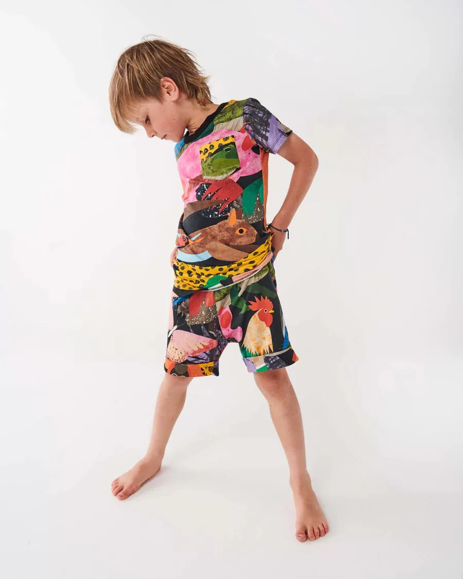 Kip & Co | All Creatures Great & Small Organic Cotton Short Pyjama Set