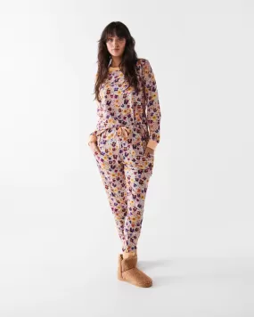 Kip & Co LADIES | Pansy Organic Cotton Long Sleeve Top &  Pant Pyjama Set