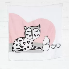 Kitty KippinTale Muslin Wrap & Snooze Blanket