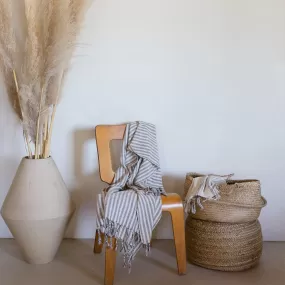 Kupa Turkish Towel - Light Grey/Stone