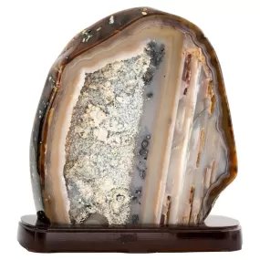 Large Agate Specimen Slab on Stand