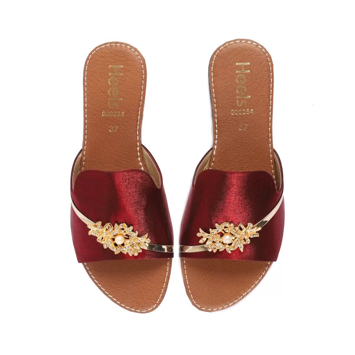 Maroon Casual Chappati 000254