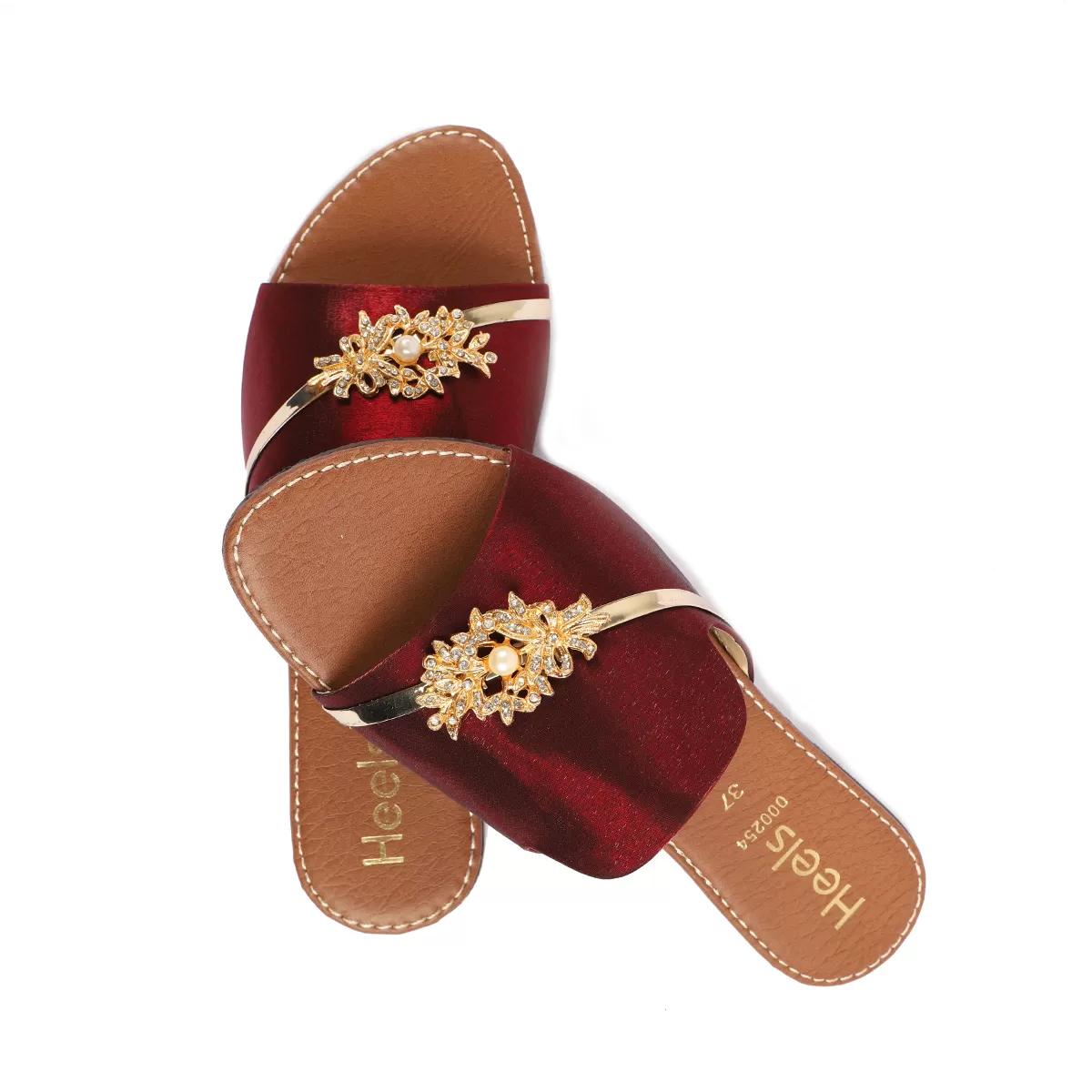 Maroon Casual Chappati 000254