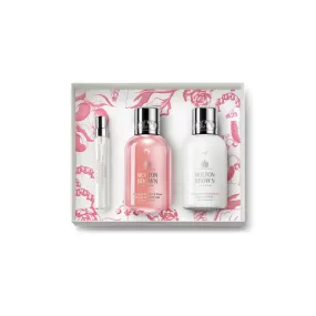 MOLTON BROWN | Delicious Rhubarb & Rose Travel Gift Set