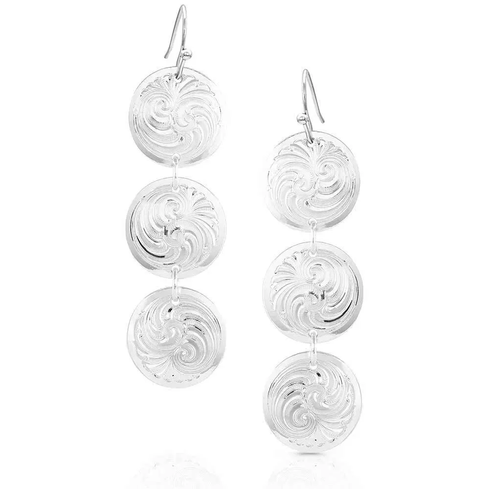 Montana Silversmiths Hailey's Conchos Earrings