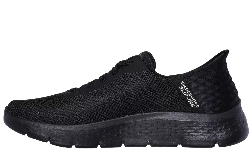 Pantofi sport, barbati, SKECHERS GO WALK FLEX- HANDS UP SLIP-INS 216496-BBK negru, textil